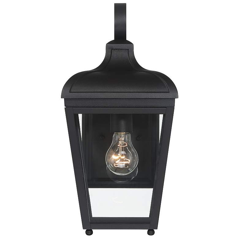 Image 3 Great Outdoors Marquee 1-Light 8-in Black Outdoor Wall Mount with Shades more views