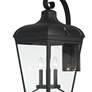 Thumbnail2 of Great Outdoors Marquee 4-Light 12-in Black Outdoor Wall Mount with Shades more views