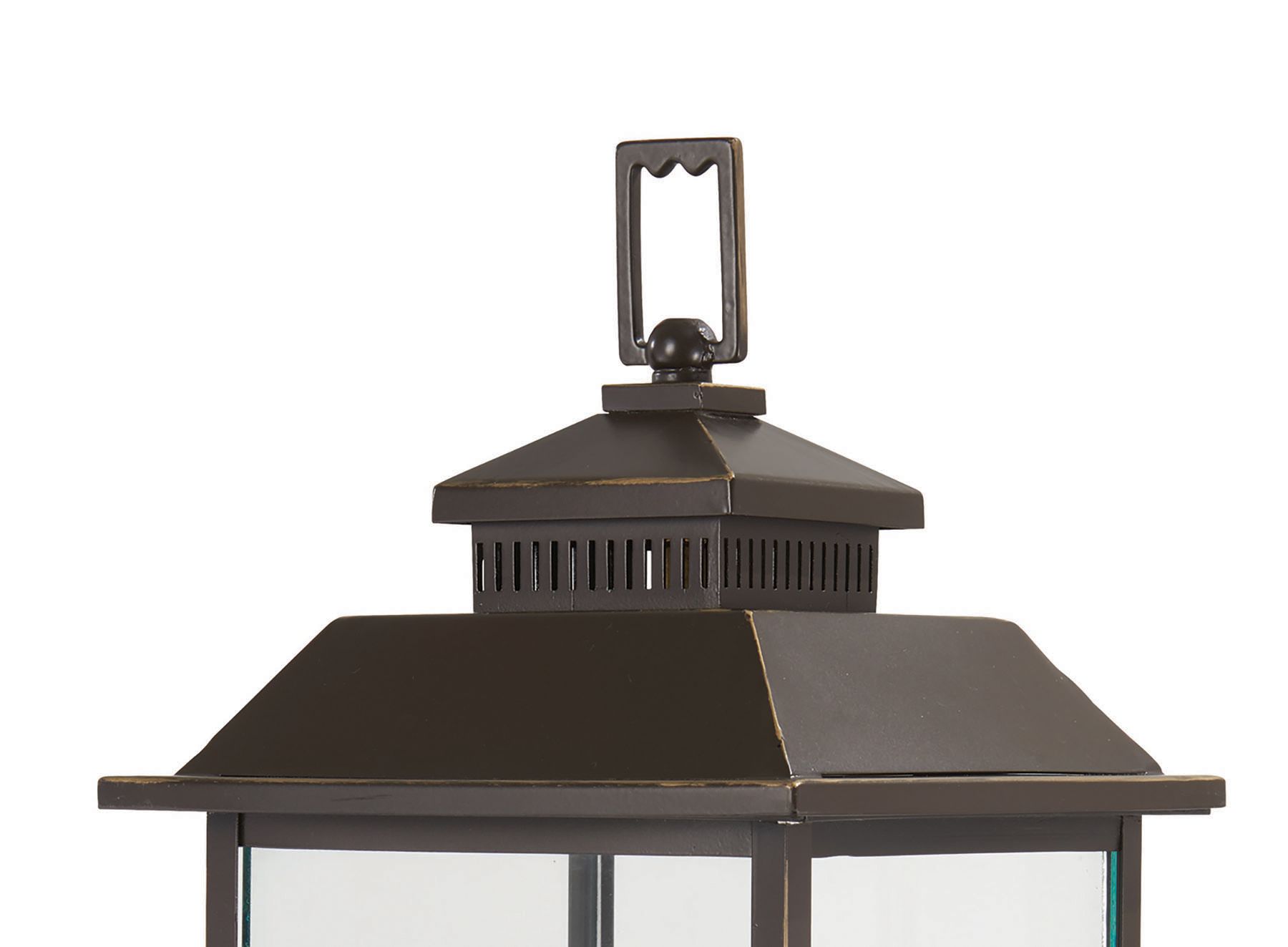 Image 4 Great Outdoors Miners Loft 4-Lt 22.5in Oil Rubbed Bronze Outdoor Post Mount more views