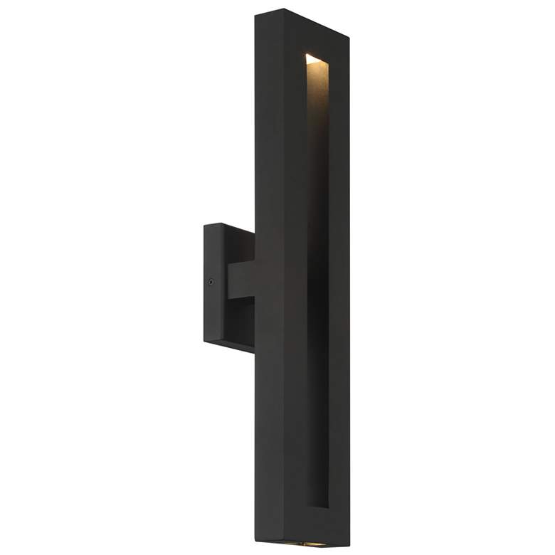 Image 3 Great Outdoors Paddock 1-Light 5-in Black Outdoor Wall Mount with Shade more views