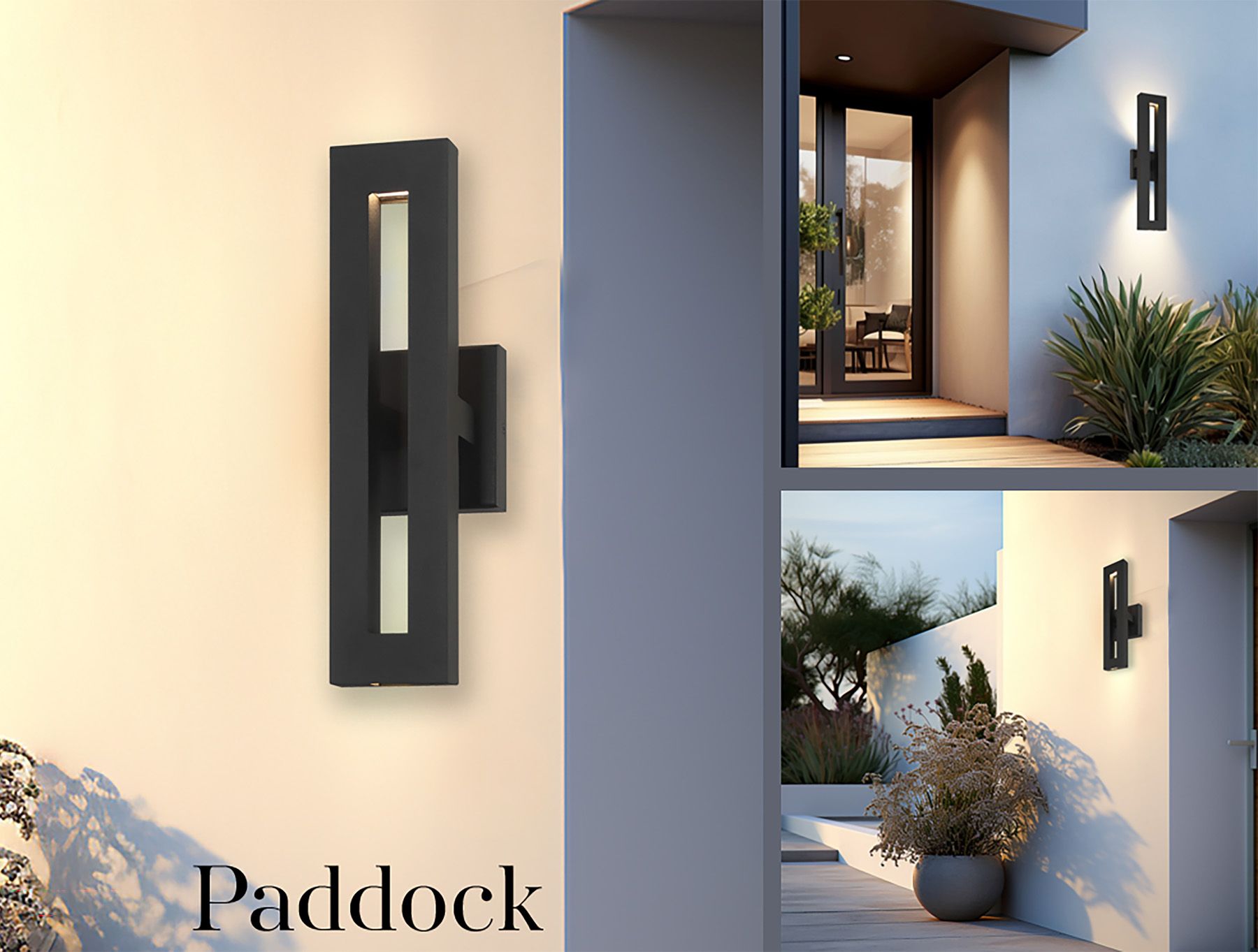 Great Outdoors Paddock 1-Light 5-in Black Outdoor Wall Mount with Shade