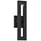Great Outdoors Paddock 1-Light 5-in Black Outdoor Wall Mount with Shades