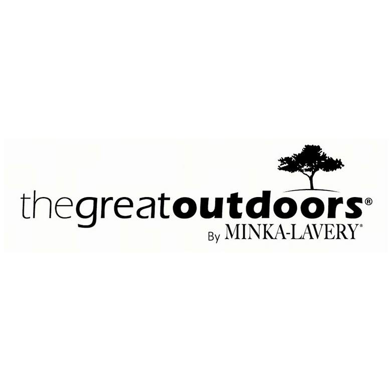 Image 3 Great Outdoors RLM 18-in Black Outdoor Metal and Glass Shades for Light more views