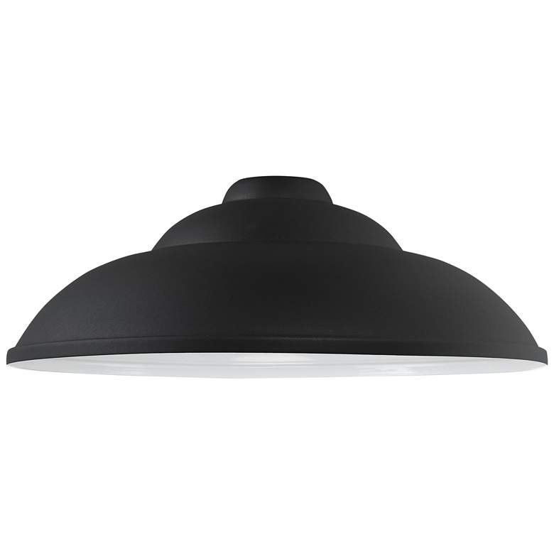 Image 1 Great Outdoors RLM 18-in Sand Coal Black Outdoor Metal Shade for Light
