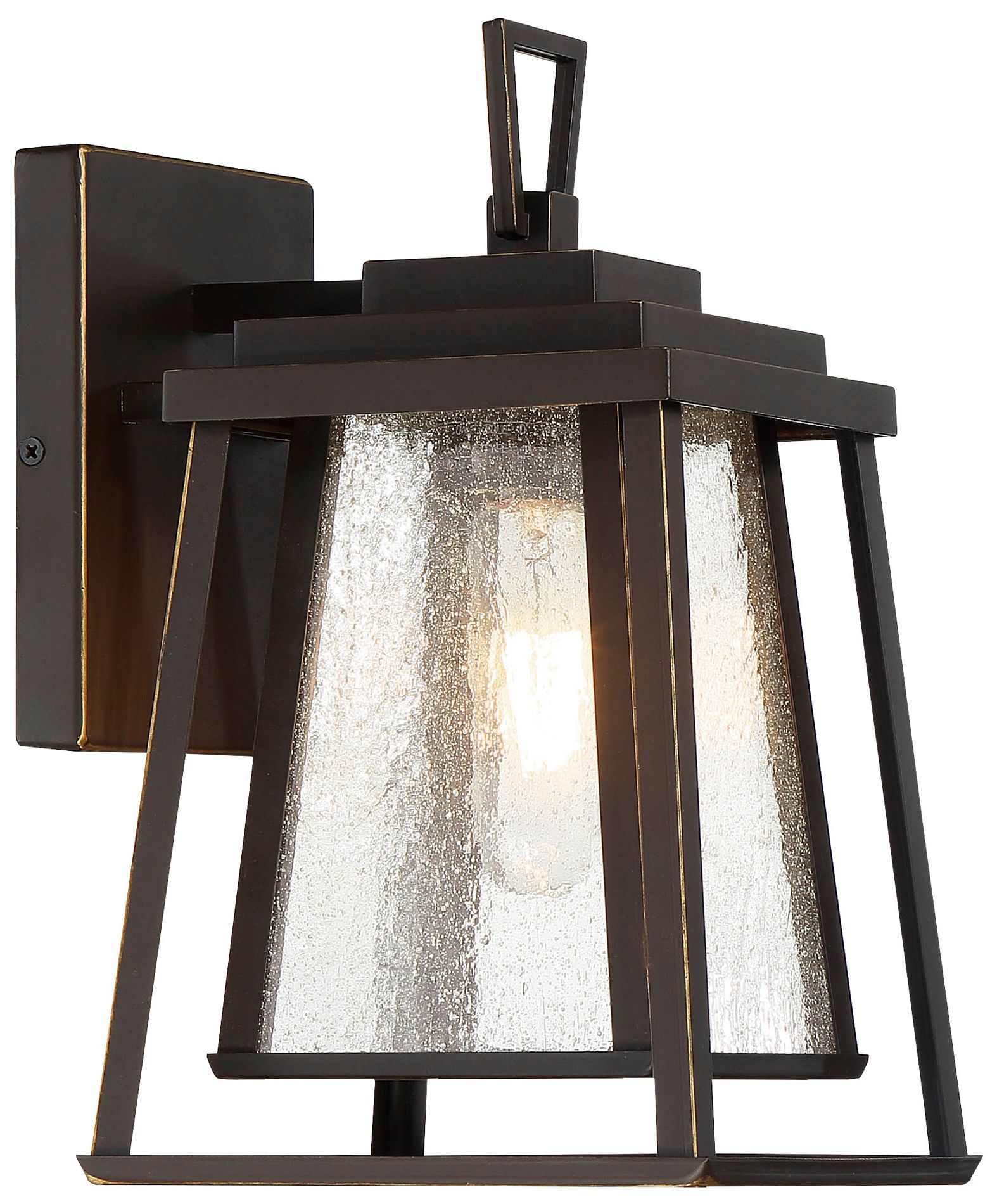Great Outdoors Sleepy Hollow 1-Lt 11.5-in Dakota Bronze Outdoor Wall Light