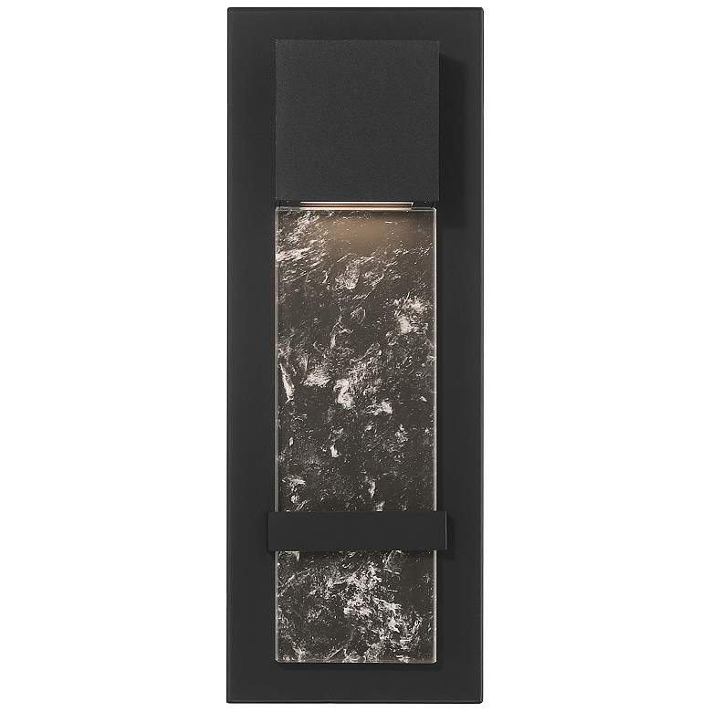 Image 4 Great Outdoors Sol 1-Light 5.13-in Black Outdoor Wall Mount with Shade more views