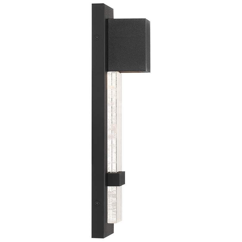 Image 5 Great Outdoors Sol 1-Light 5.13-in Black Outdoor Wall Mount with Shade more views