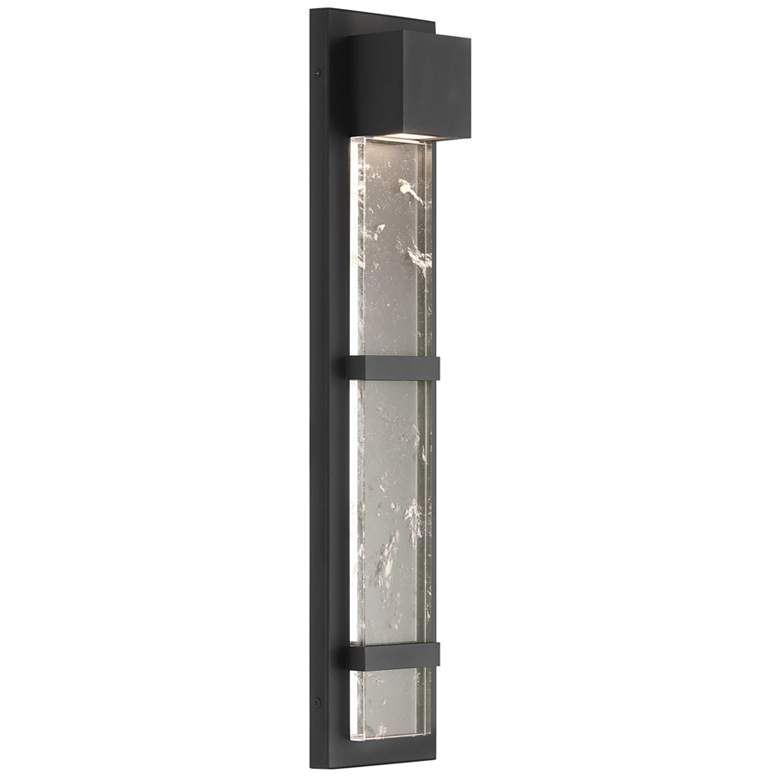 Image 2 Great Outdoors Sol 1-Light 5.13-in Black Outdoor Wall Mount with Shade more views