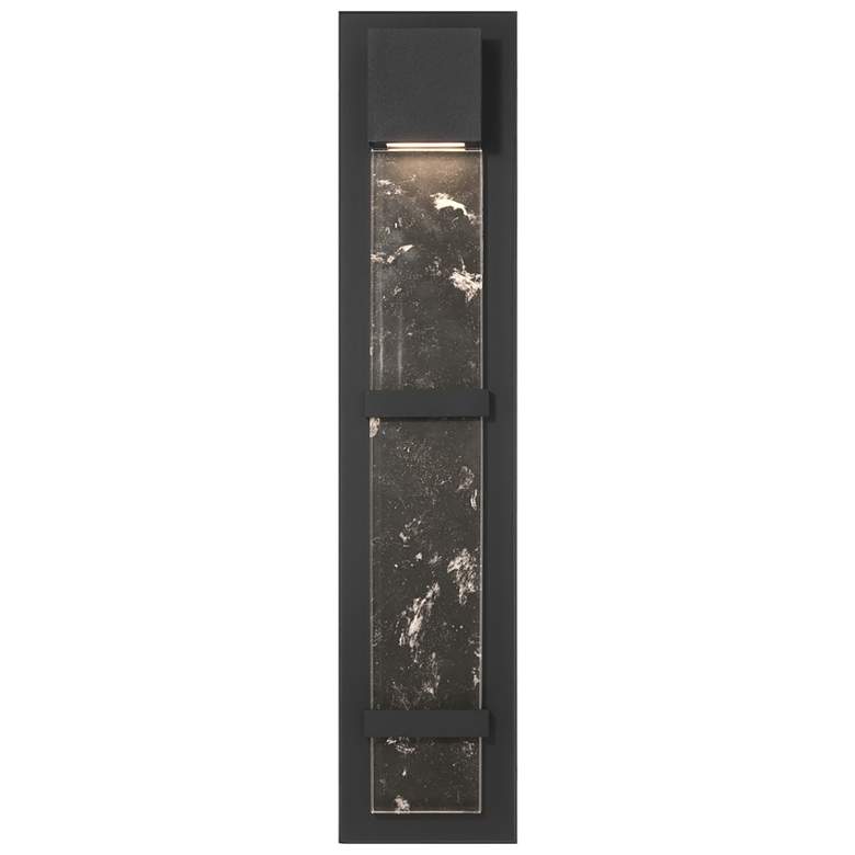 Image 3 Great Outdoors Sol 1-Light 5.13-in Black Outdoor Wall Mount with Shade more views