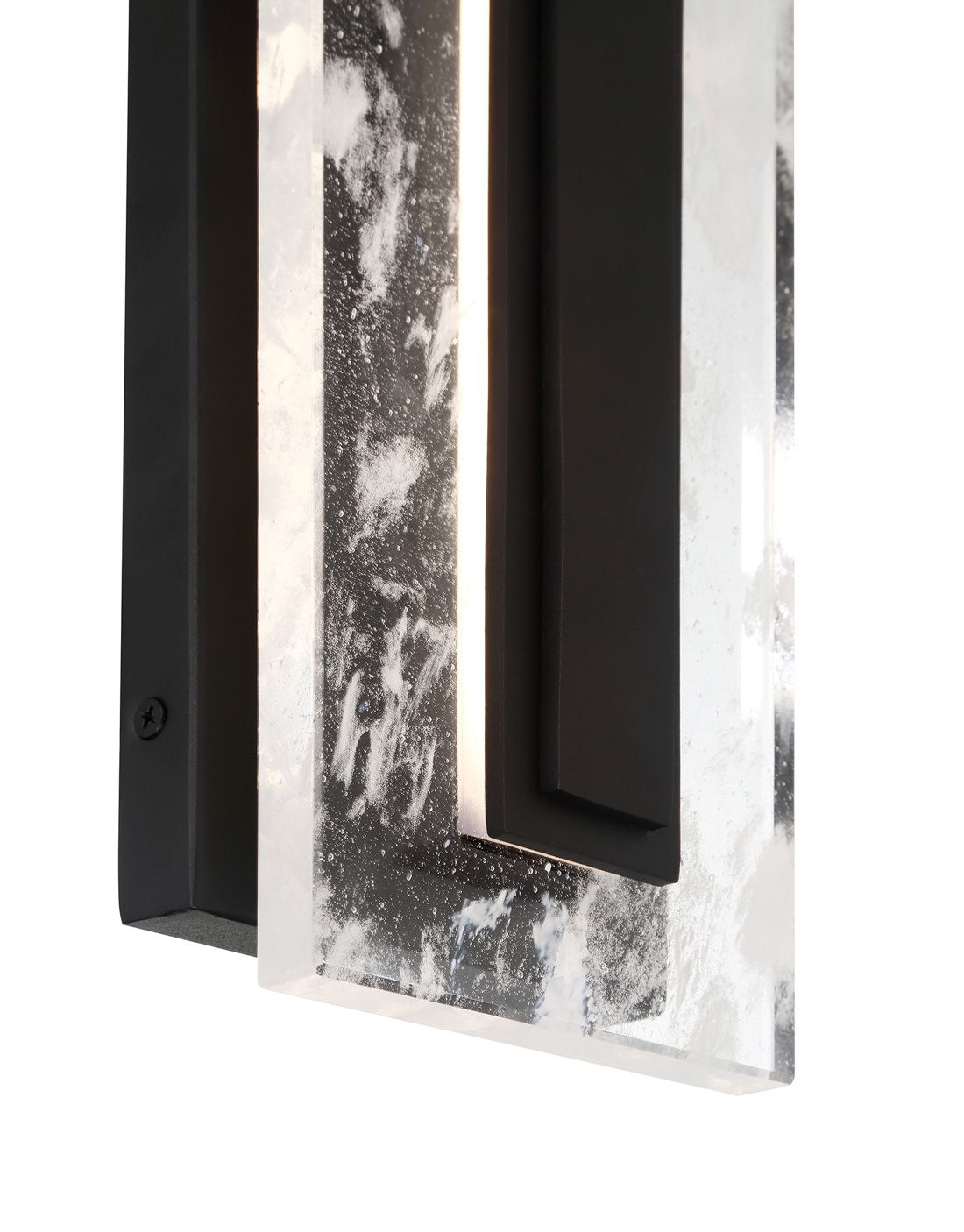 Great Outdoors Temecula 1-Light 5-in Black Outdoor Wall Mount with Shade