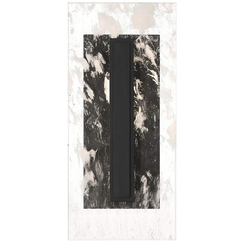 Image 3 Great Outdoors Temecula 1-Light 8.25-in Black Outdoor Wall Mount with Shade more views