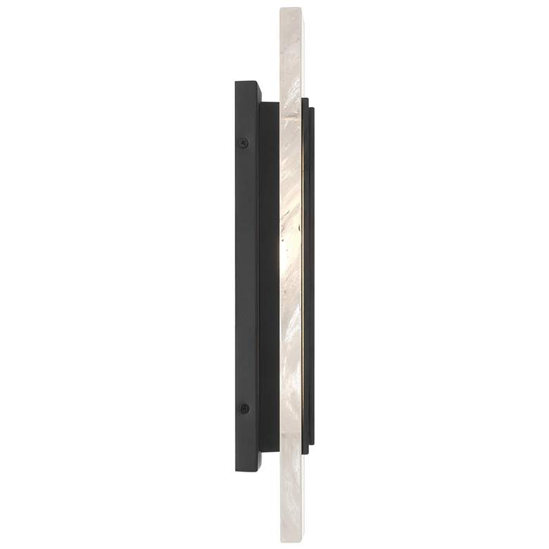Image 4 Great Outdoors Temecula 1-Light 8.25-in Black Outdoor Wall Mount with Shade more views
