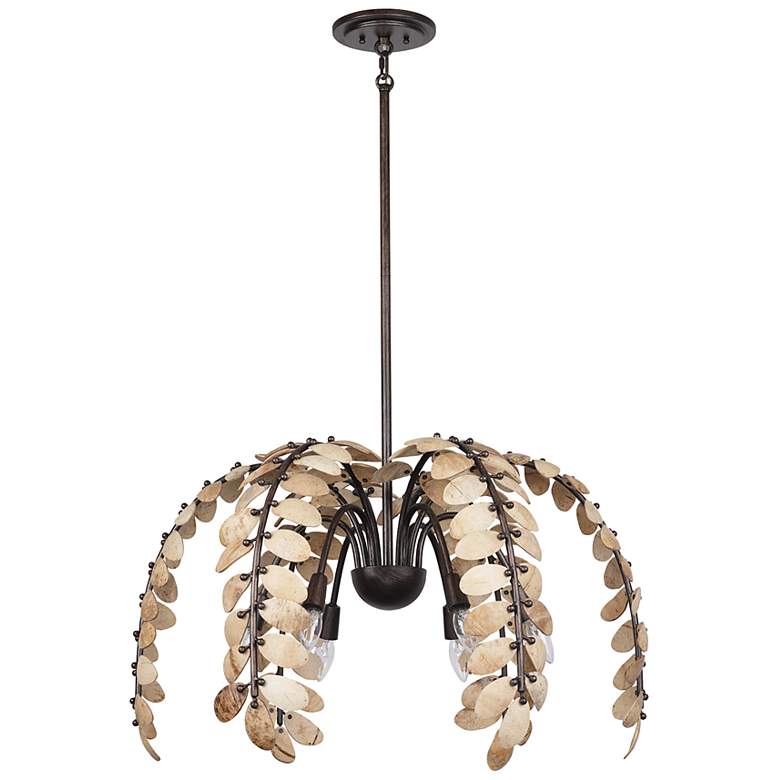 Image 2 Grecian Chandelier in Champagne Mist with Coconut Shell by Breegan Jane more views