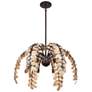 3_Grecian Chandelier in Champagne Mist with Coconut Shell by Breegan Jane more views