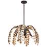 4_Grecian Chandelier in Champagne Mist with Coconut Shell by Breegan Jane more views