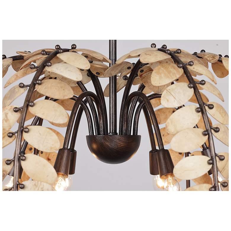 Image 5 Grecian Chandelier in Champagne Mist with Coconut Shell by Breegan Jane more views