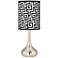 Greek Key Giclee Droplet Table Lamp