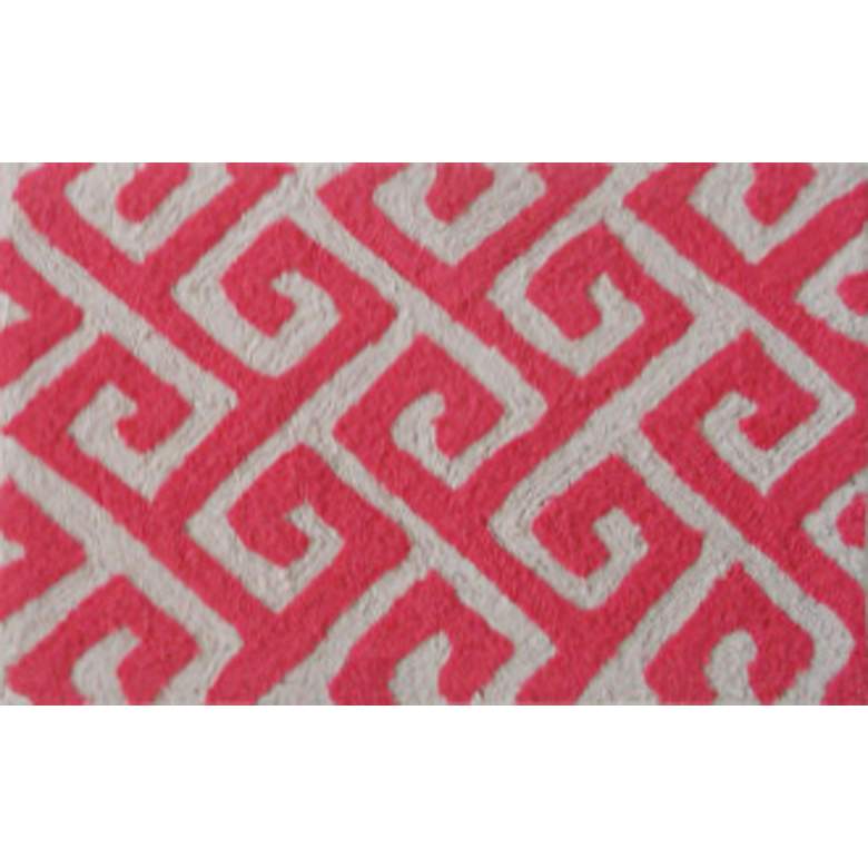 Image 1 Greek Key Gray Indoor Outdoor Doormat