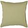 Green 20" Square Decorative Pillow With Hidden Zipper