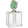 Green Agate Crystal Decorative Perfume Bottle