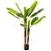 Green Artifical Banana Tree 53" High Faux Plant in Pot