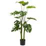 Green Artifical Monstera 48" High Faux Plant in Pot