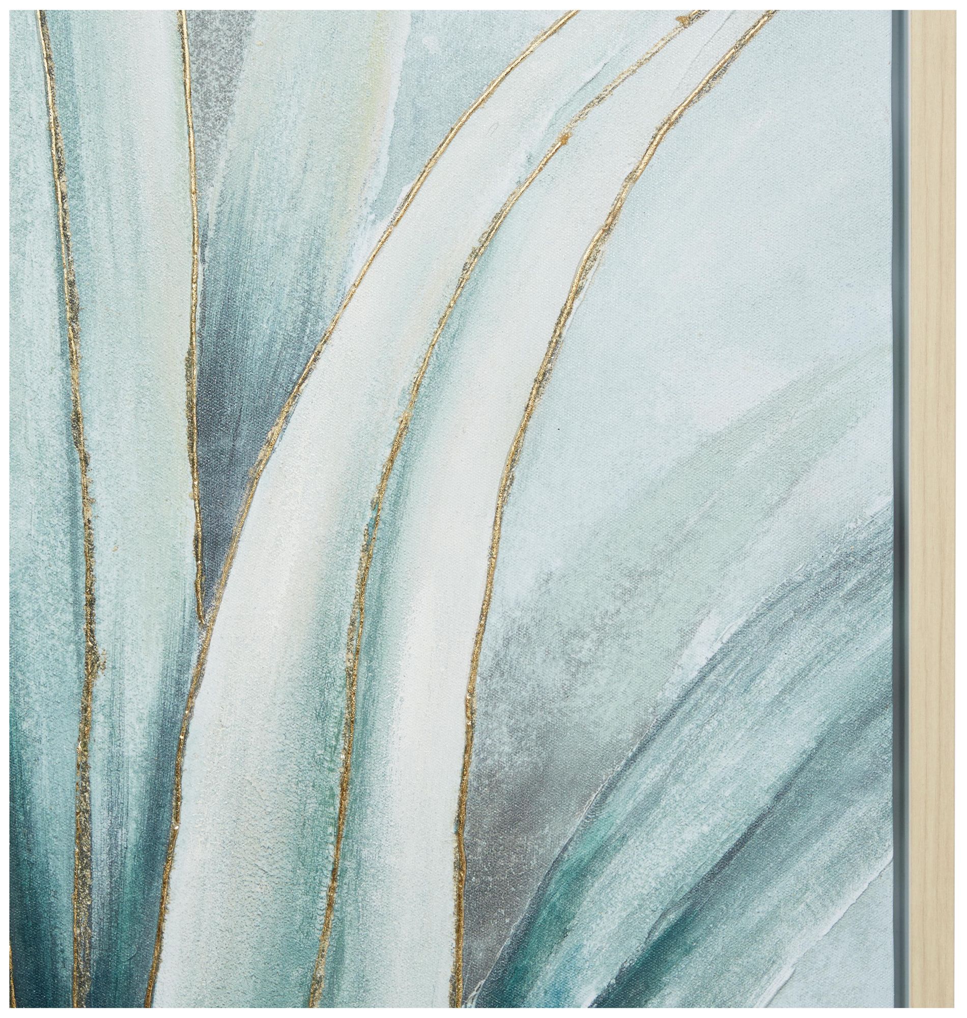 Image 3 Green Canvas Coastal Framed Wall Art, 36" x 1" x 47" more views