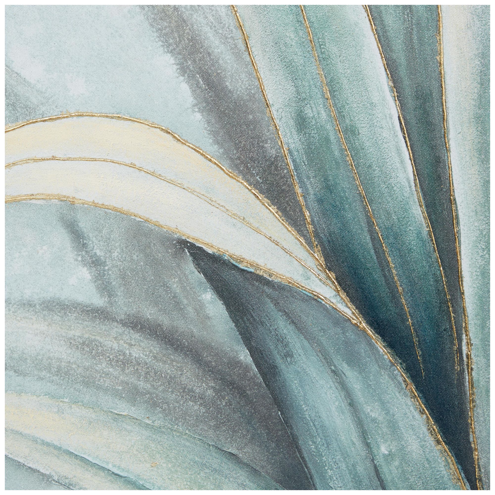 Image 4 Green Canvas Coastal Framed Wall Art, 36" x 1" x 47" more views