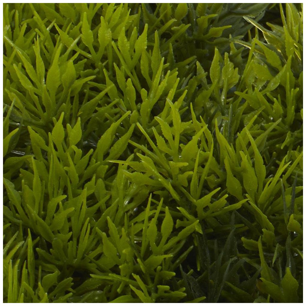 Image 6 Green Faux Foliage Contemporary Artificial Foliage Ball, 15" x 15" x 15" more views