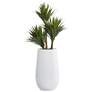 Green Faux Foliage Contemporary Artificial Plant, 20" x 21" x 42"