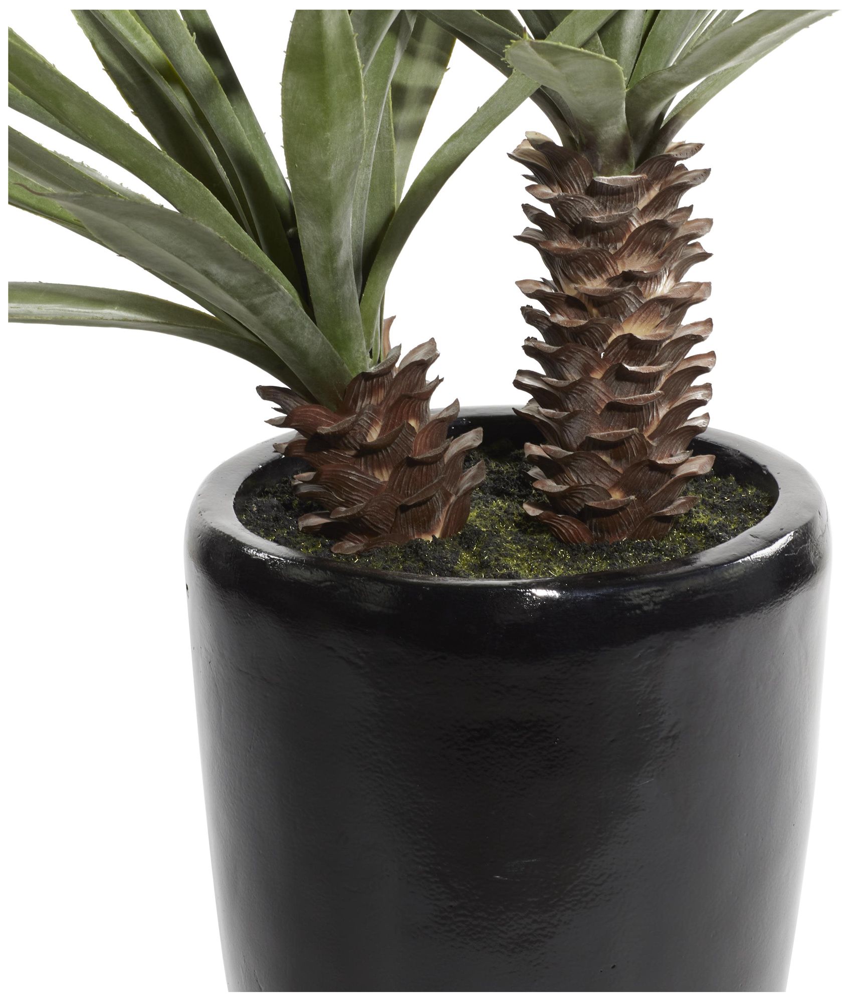 Image 3 Green Faux Foliage Contemporary Artificial Plant, 30" x 28" x 37" more views