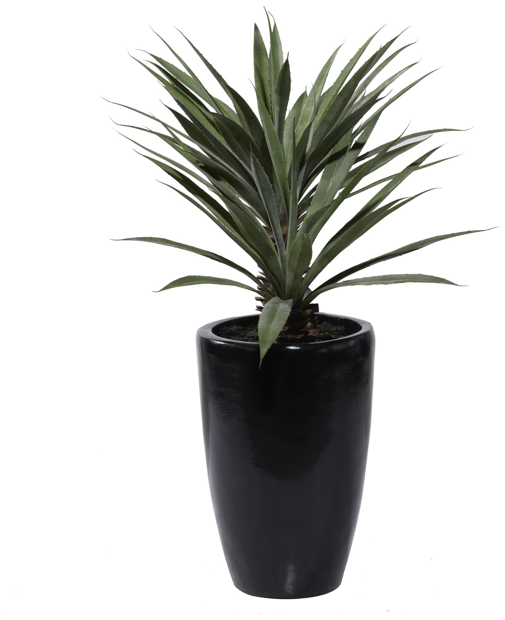 Image 5 Green Faux Foliage Contemporary Artificial Plant, 30" x 28" x 37" more views