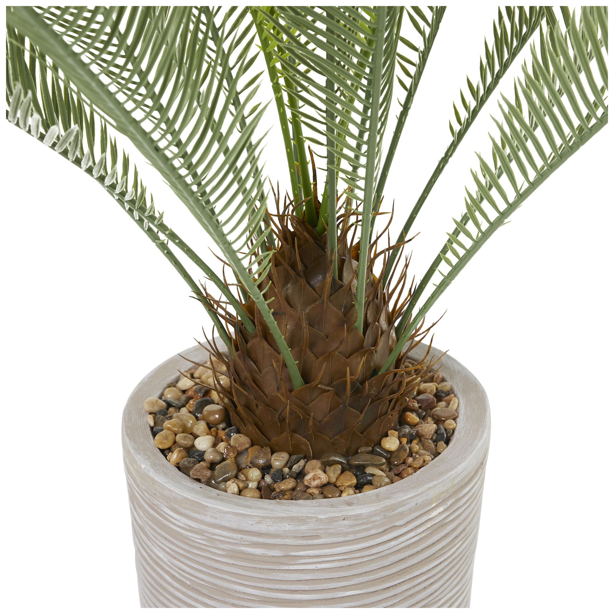 Image 3 Green Faux Foliage Contemporary Artificial Plant, 38" x 28" x 45" more views