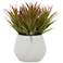 Green Faux Foliage Contemporary Artificial Plant, 9" x 9" x 9"