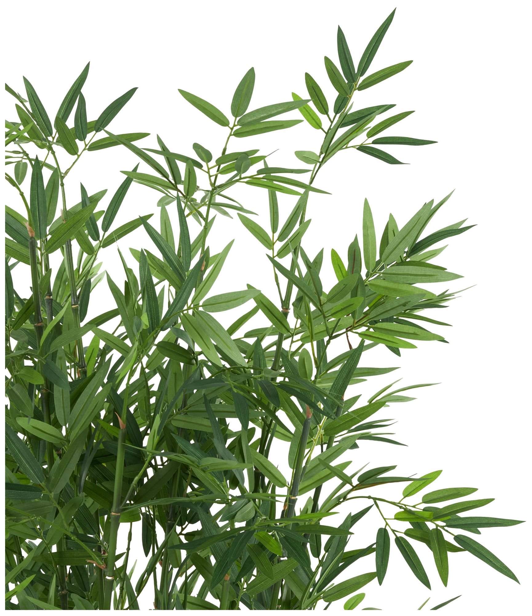 Image 3 Green Faux Foliage Natural Artificial Tree, 27" x 27" x 59" more views