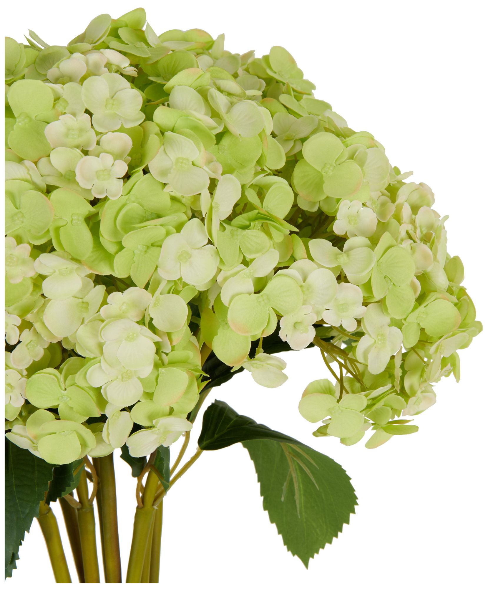 Image 3 Green Faux Foliage Traditional Artificial Flower Stem, S/8 33"H more views