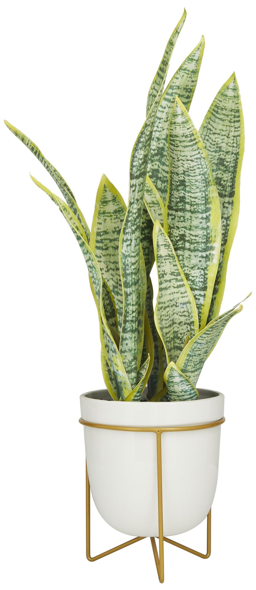 Image 6 Green Faux Foliage Traditional Artificial Plant, 14" x 13" x 25" more views