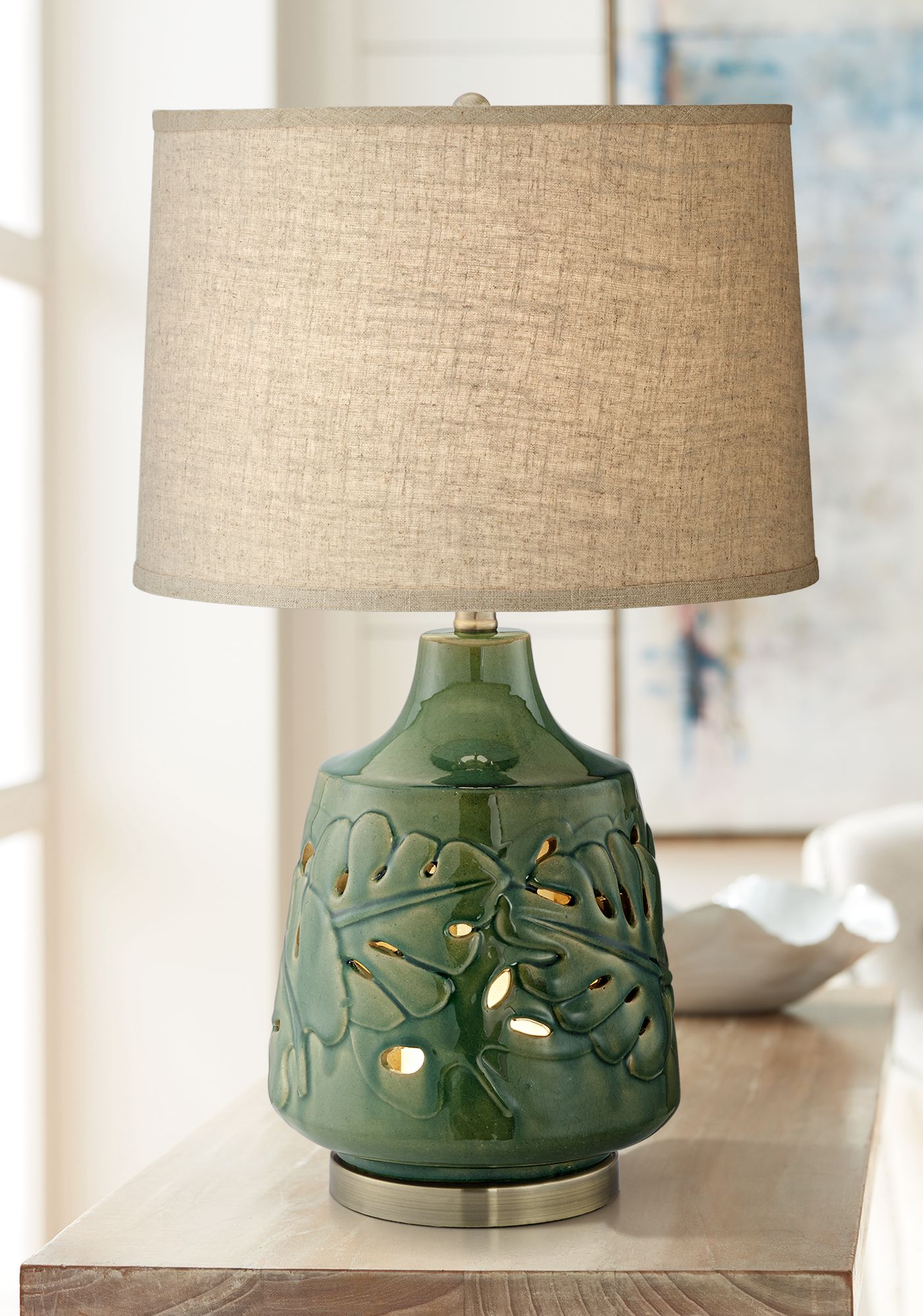 green night lamp