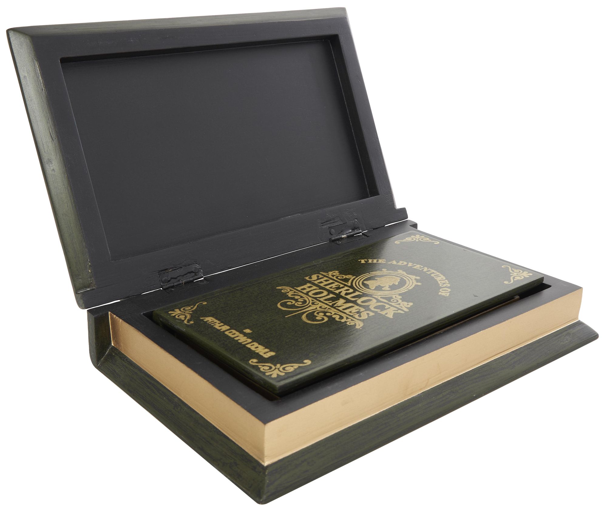 Image 6 Green Mango Wood Traditional Box, S/2 11", 9"H more views