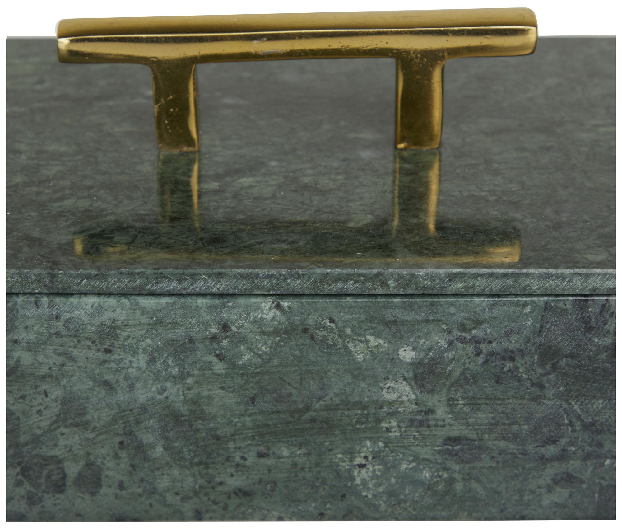 Image 2 Green Marble Modern Box, S/3 12", 10", 8"W more views