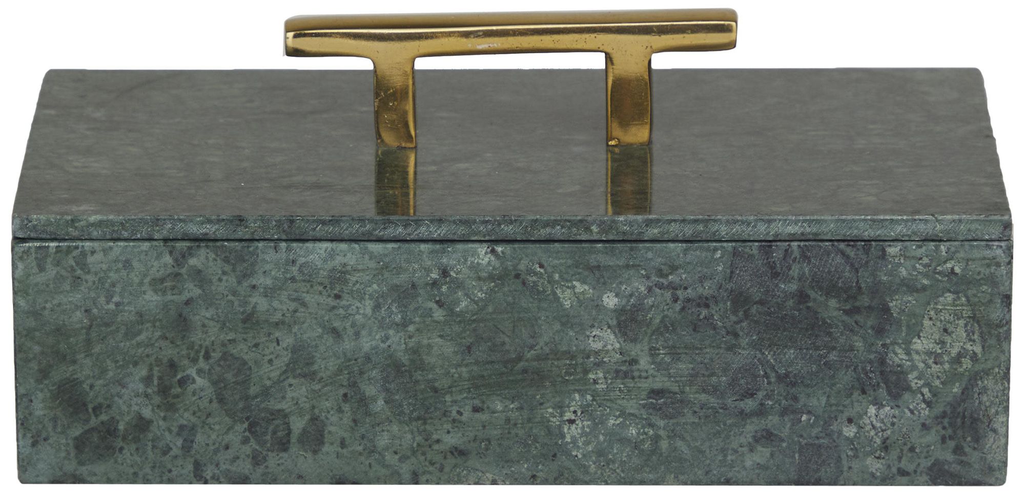 Image 5 Green Marble Modern Box, S/3 12", 10", 8"W more views