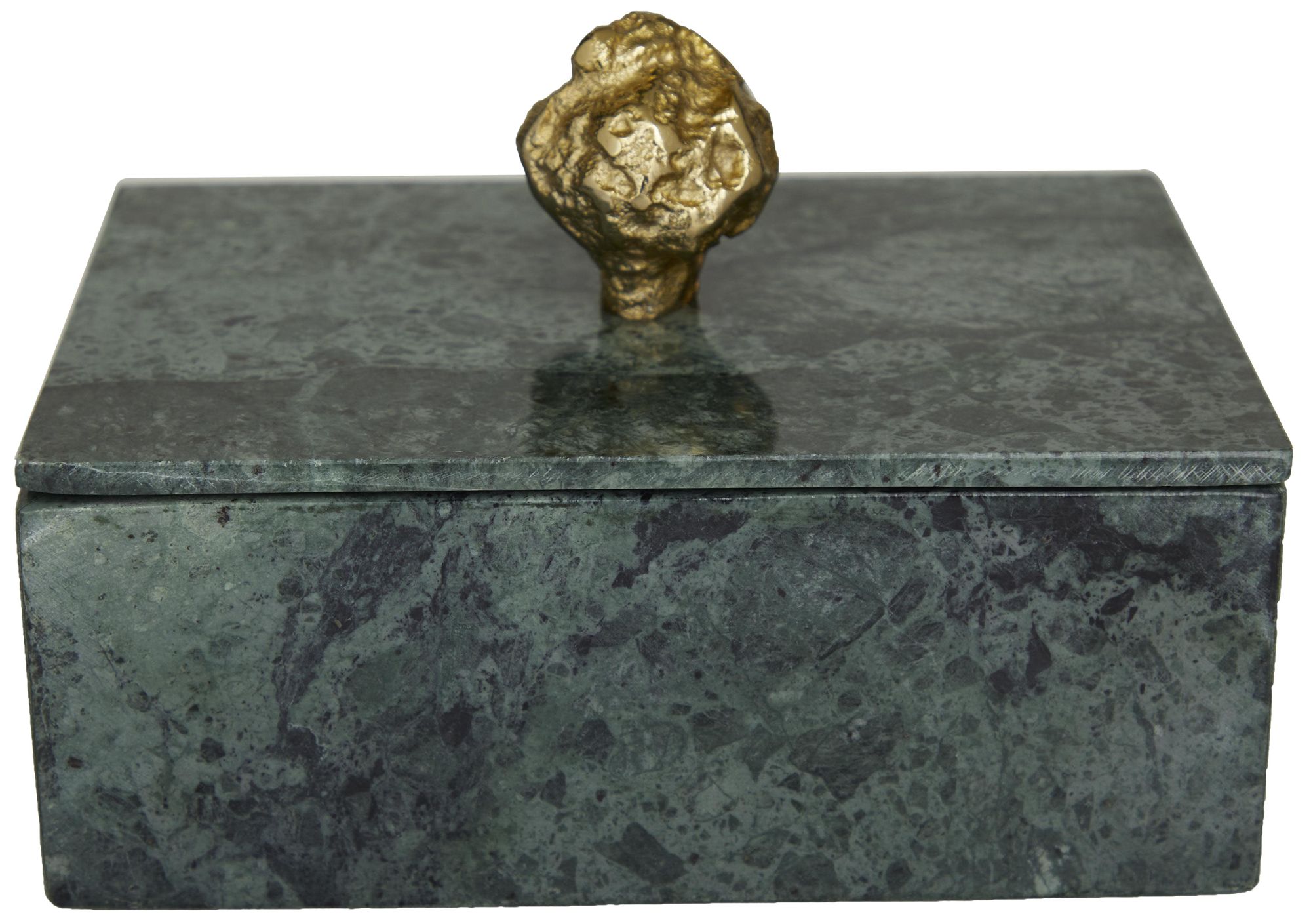 Image 4 Green Marble Modern Box, S/3 9", 7", 6"W more views