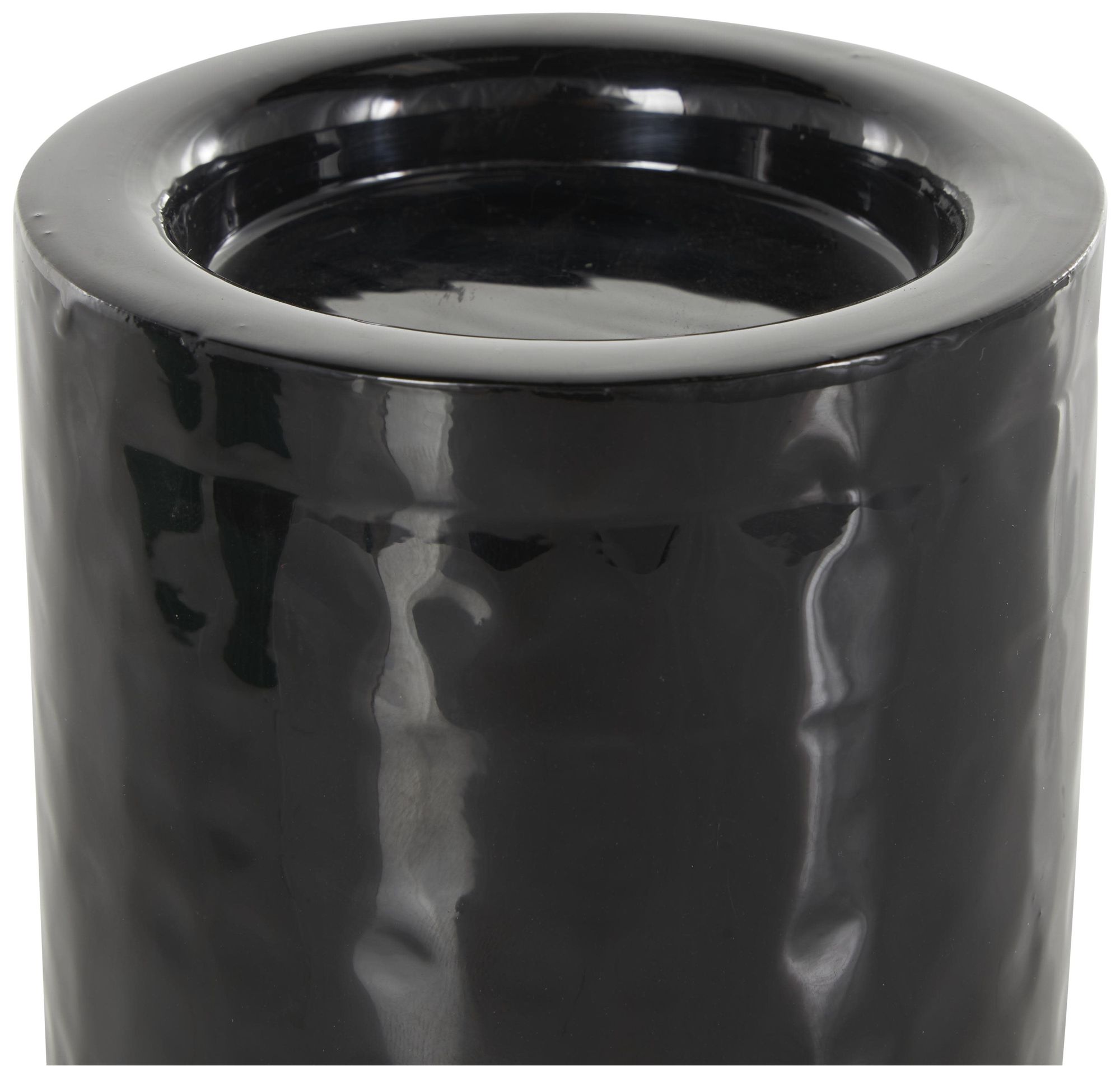 Image 3 Green Metal Modern Candle Holder, S/3 11", 7", 4"H more views
