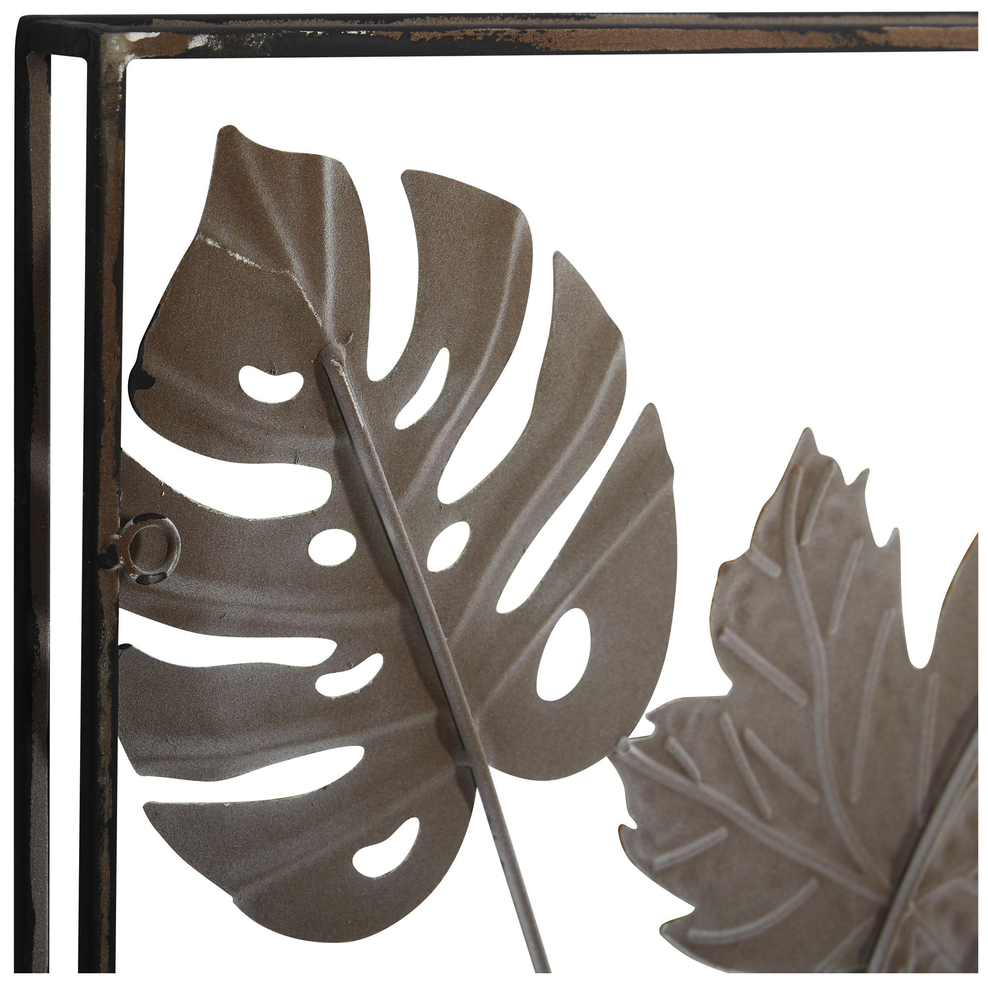 Image 5 Green Metal Modern Wall Decor, 30" x 2" x 30" more views