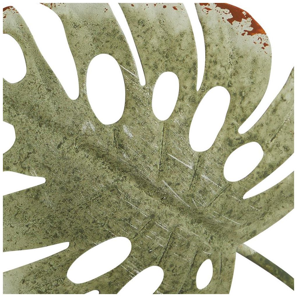 Green Metal Modern Wall Decor, 30" x 2" x 30"