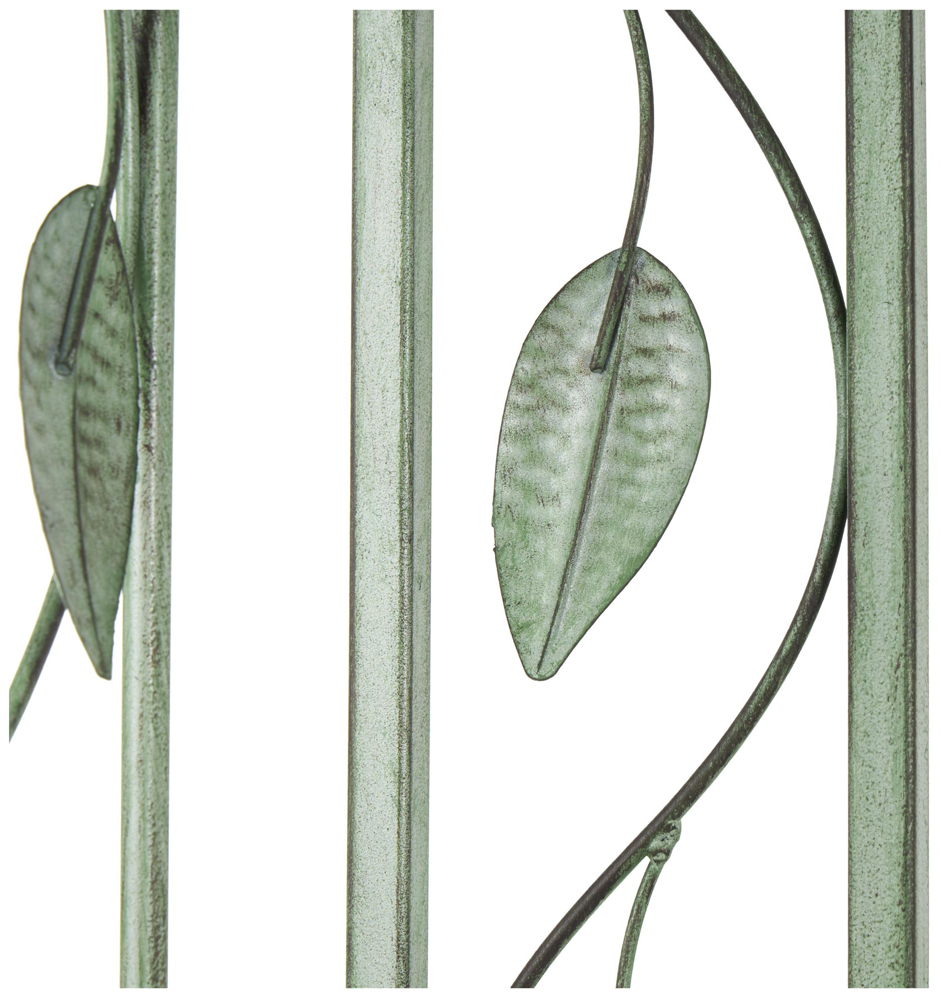 Image 4 Green Metal Traditional Garden Arbor, 54" x 15" x 91" more views