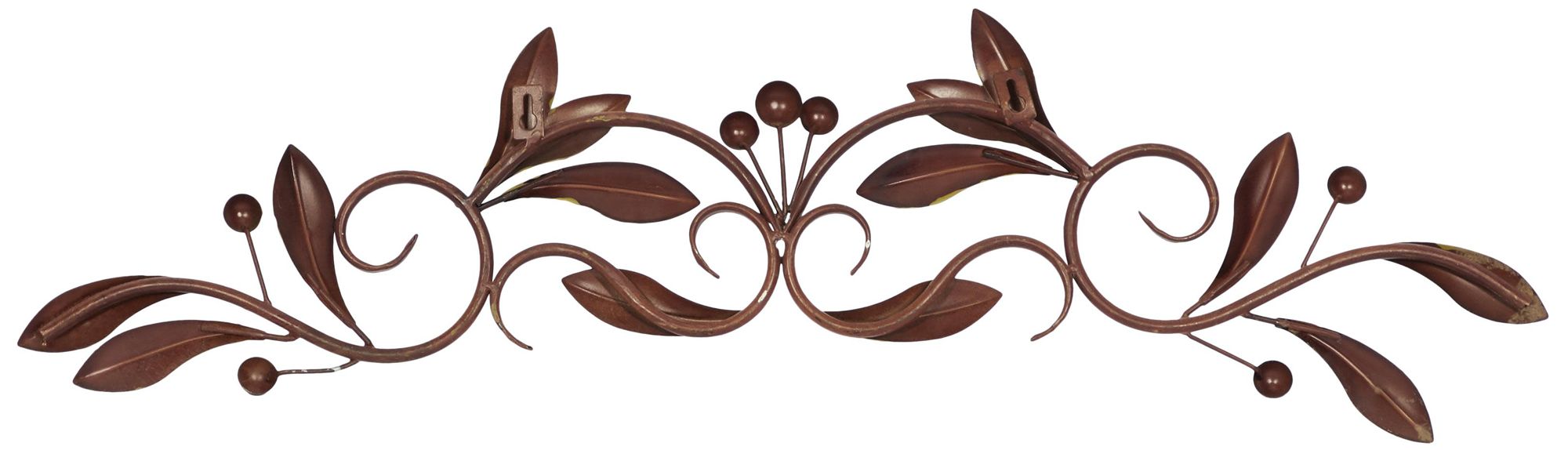 Image 5 Green Metal Traditional Wall Decor, 31" x 1" x 6" more views