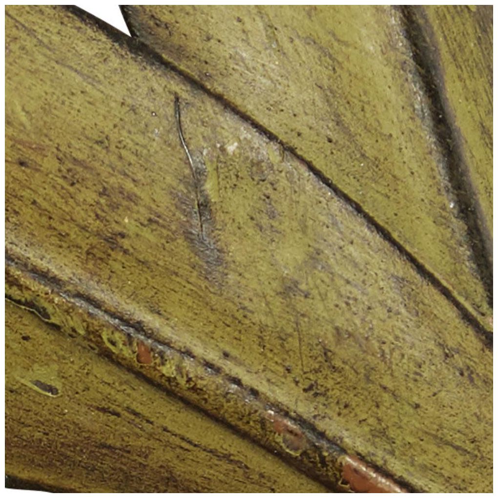 Green Metal Traditional Wall Decor, 31" x 1" x 6"