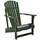 Green Poplar Wood Adirondack Chair