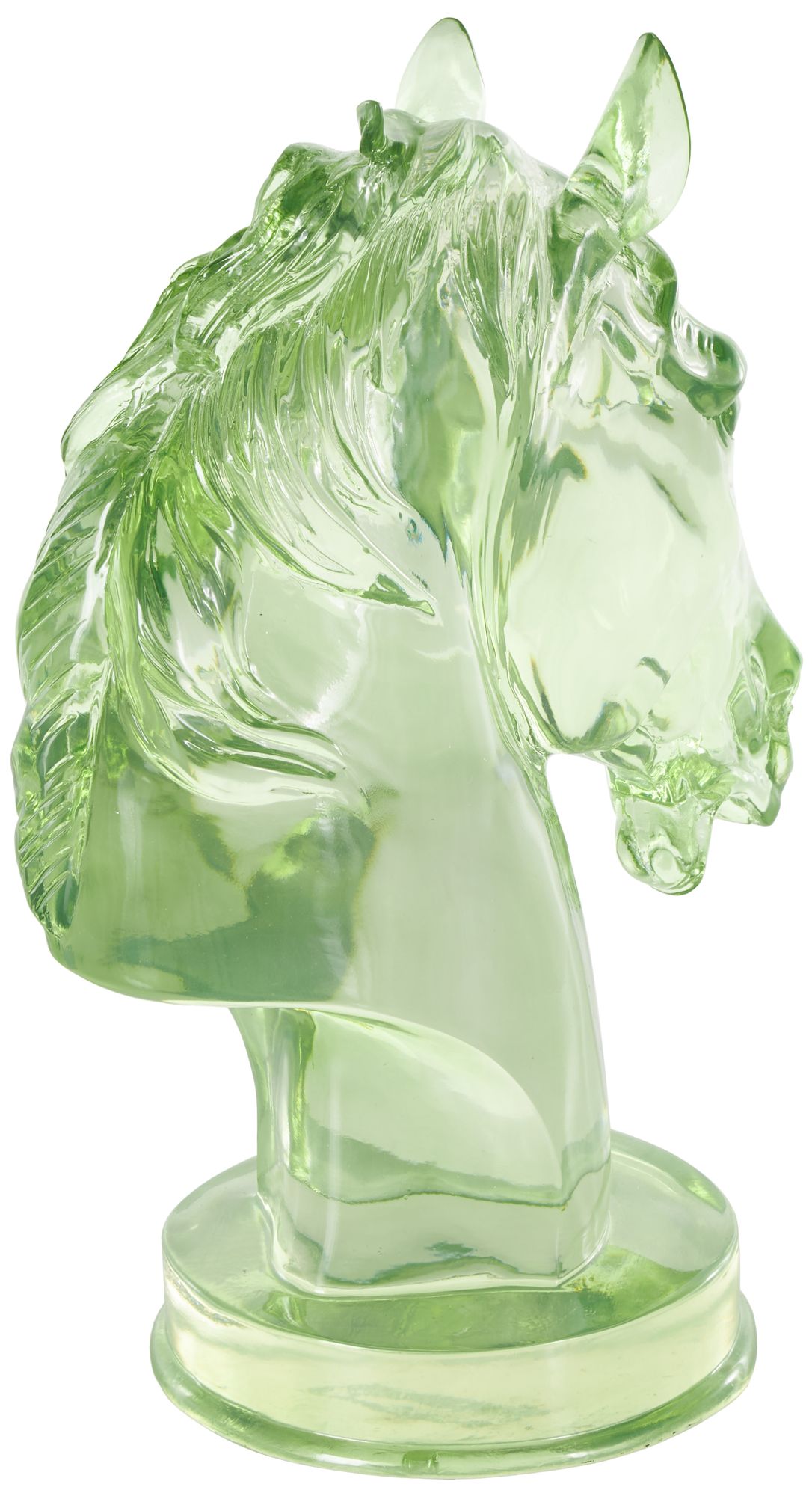 Image 5 Green Resin Eclectic Sculpture, 6" x 10" x 13" more views